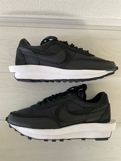 sacai × Nike LDV Waffle "Triple Black"