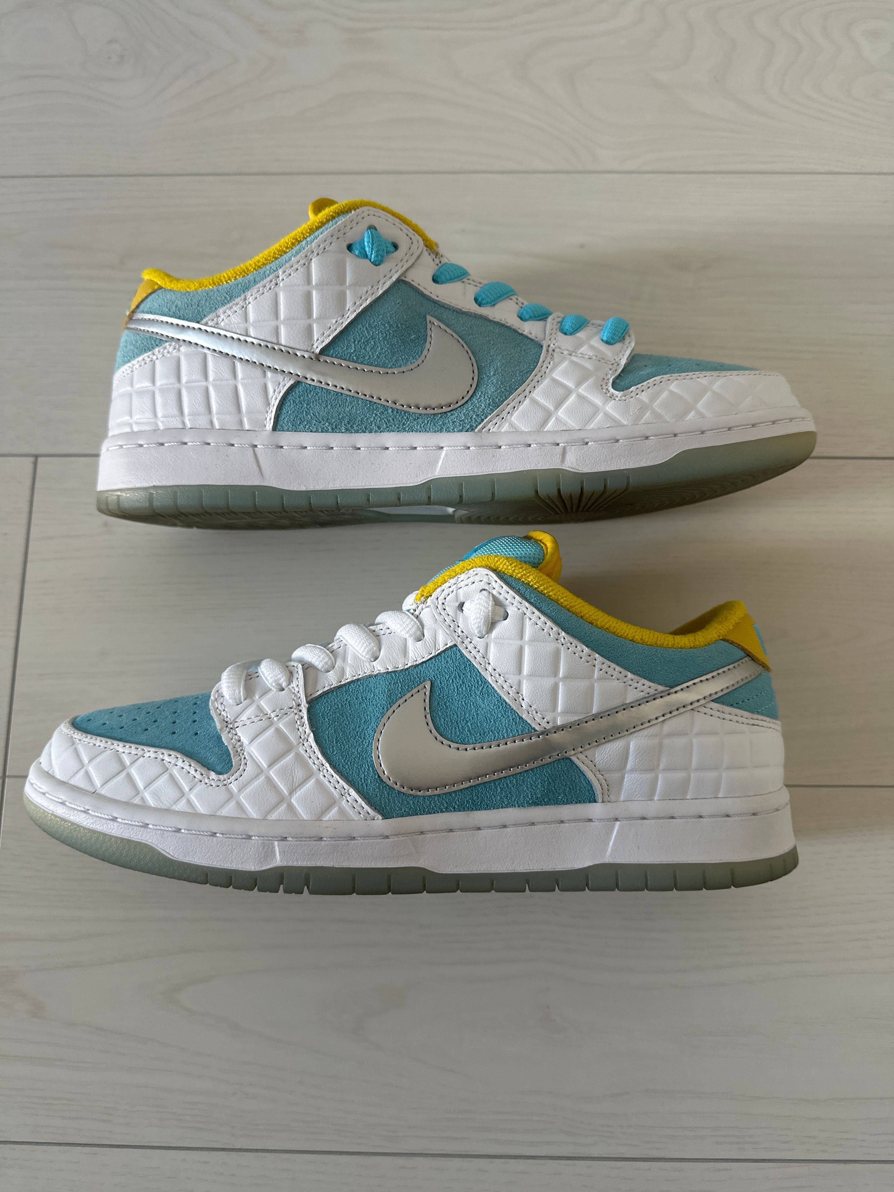 FTC × Nike SB Dunk Low "White/Blue"