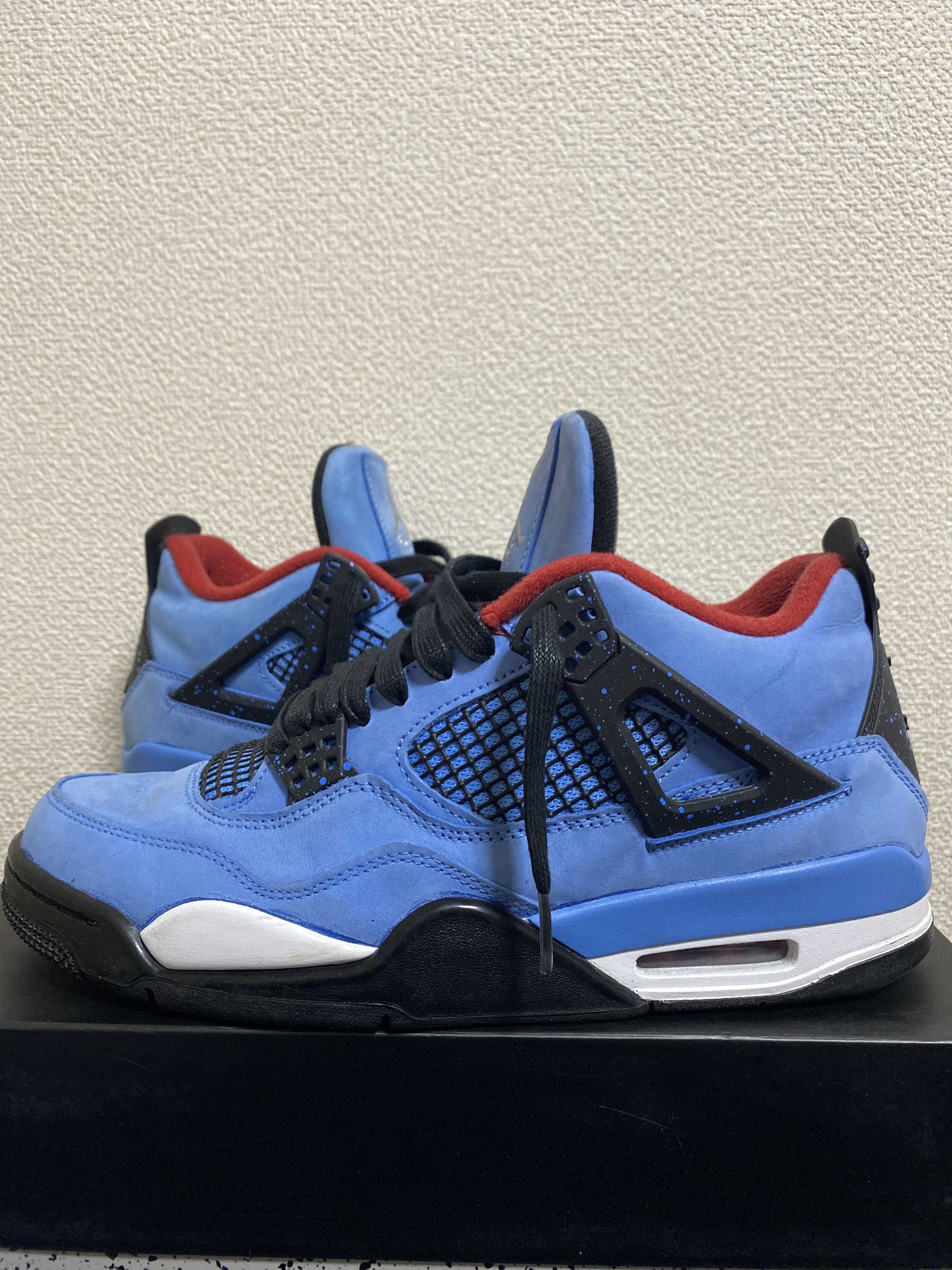 Travis Scott × Nike Air Jordan 4 Retro Cactus Jack "University Blue"