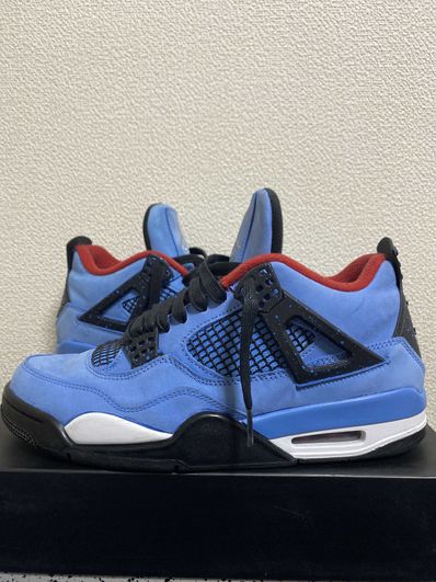 Travis Scott × Nike Air Jordan 4 Retro Cactus Jack "University Blue"