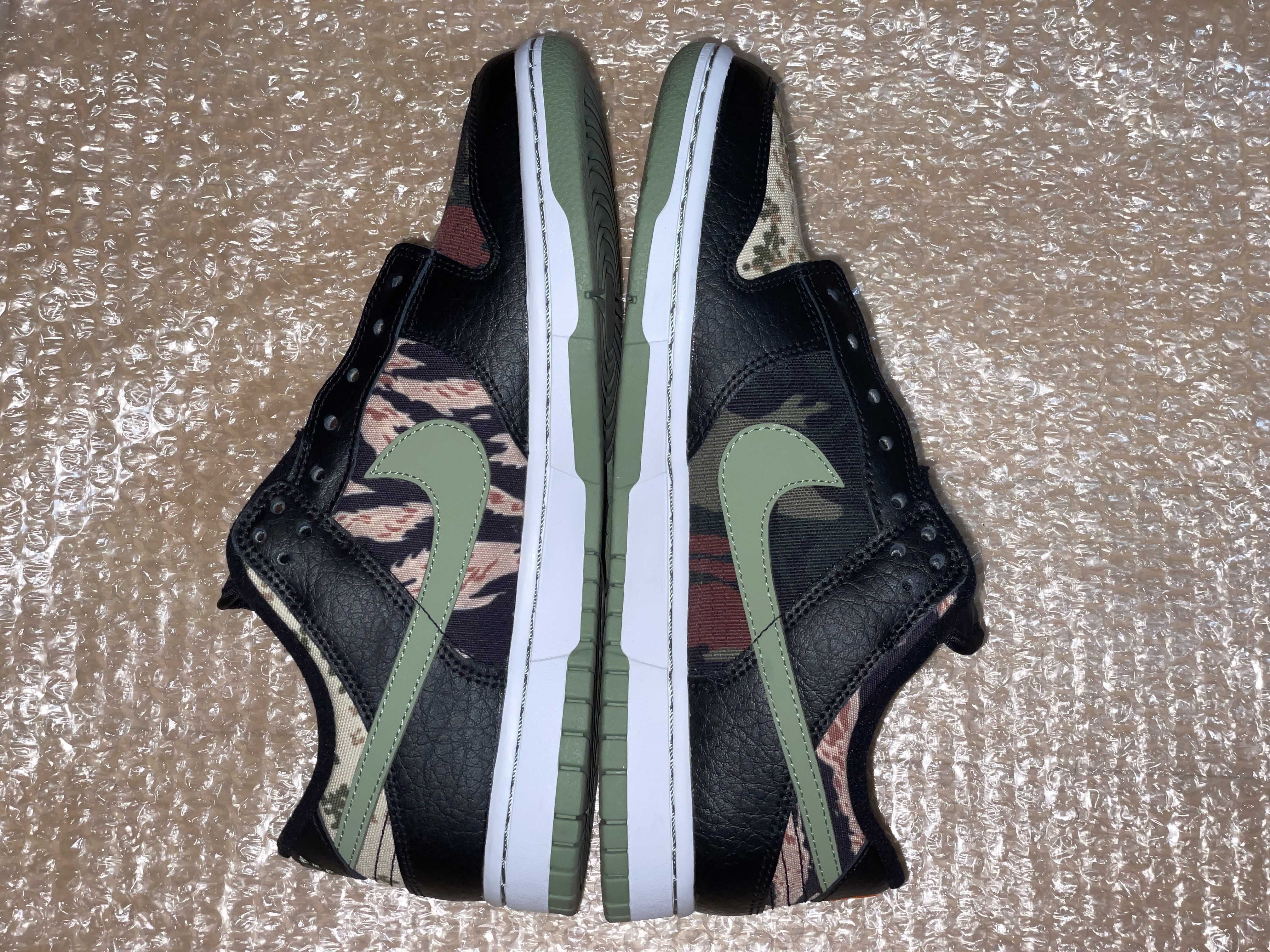 NIKE DUNK LOW SE "BLACK MULTI CAMO"