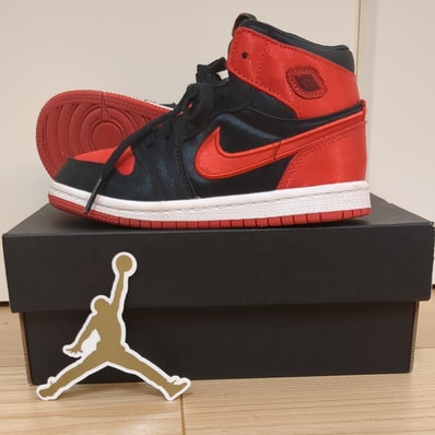 Nike TD Air Jordan 1 Retro High OG "Satin Bred"