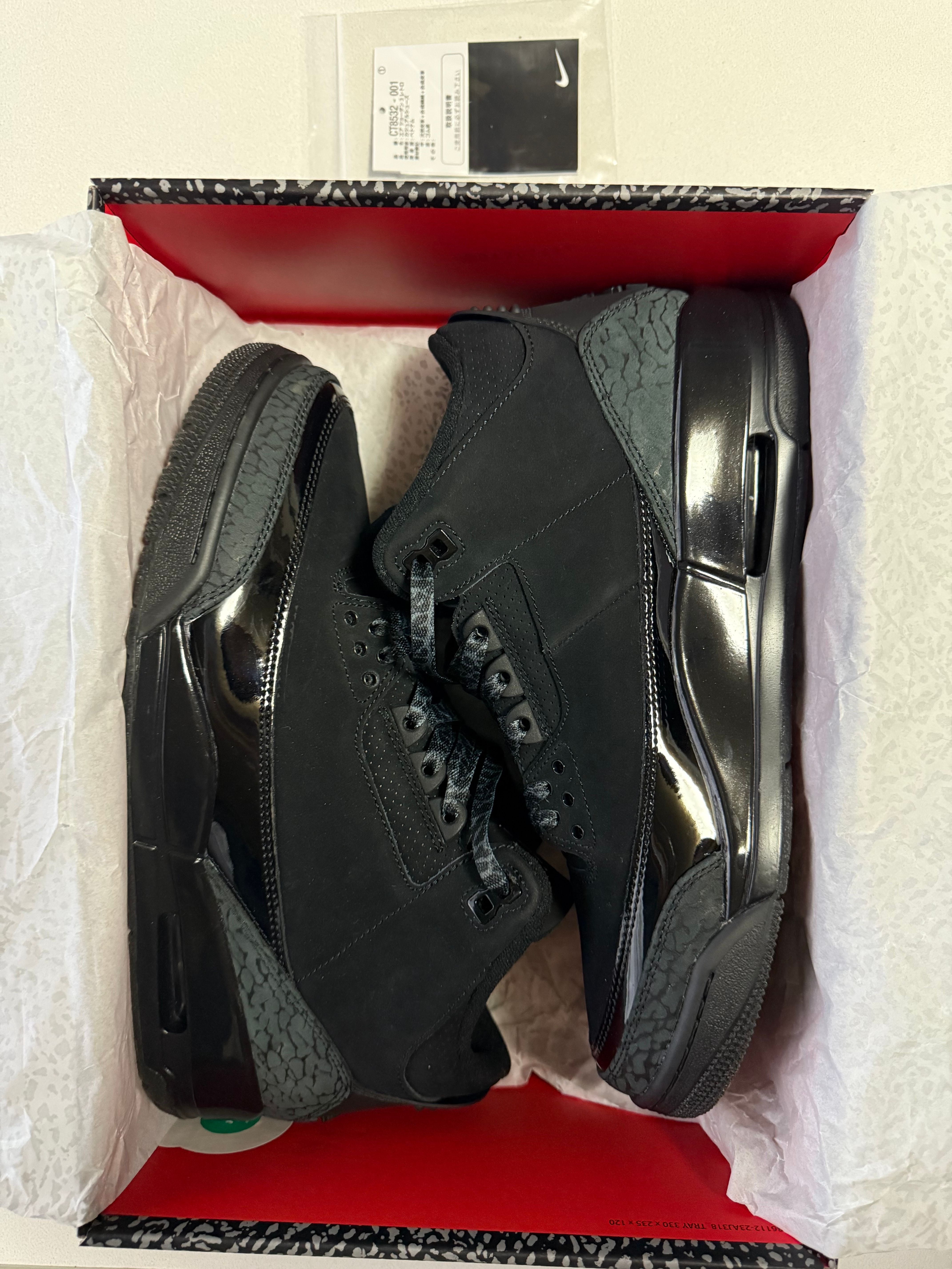 Nike Air Jordan 3 Retro "Black Cat" (2025)