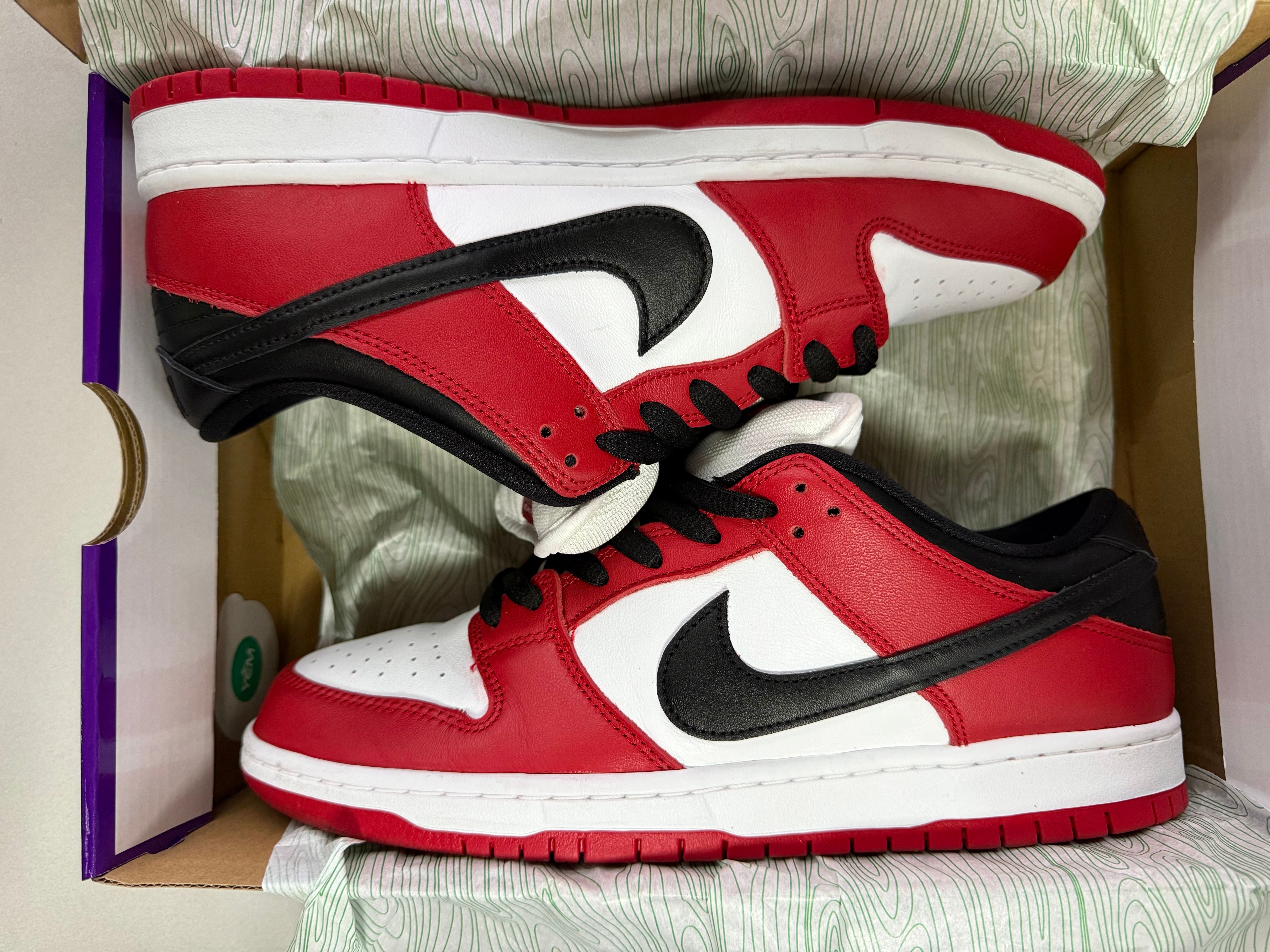 Nike SB Dunk Low Pro "J-Pack Chicago/Varsity Red and White"