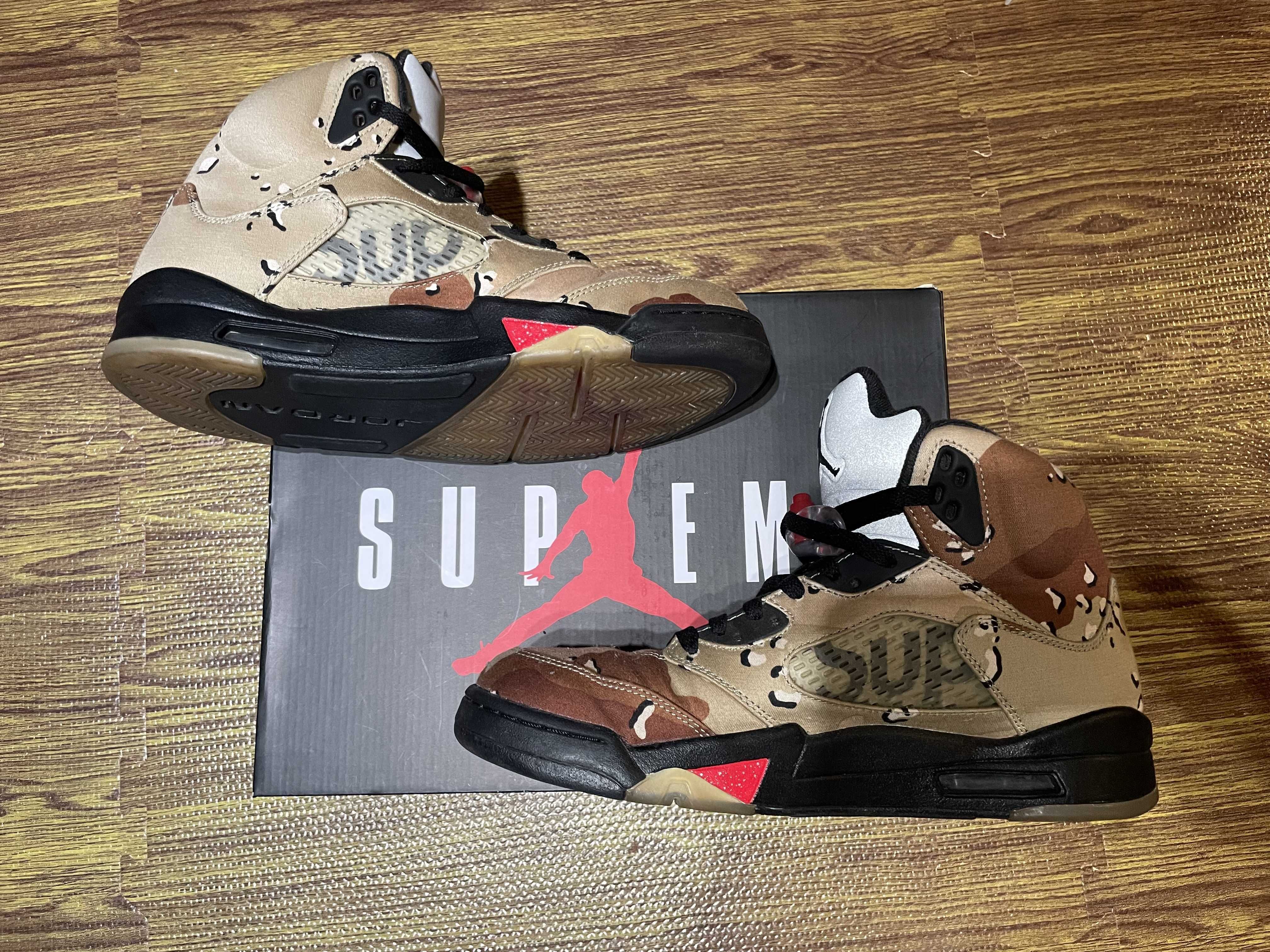 Supreme × Nike Air Jordan 5 Retro "Desert Camo"