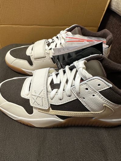 Travis Scott × Nike Jordan Jumpman Jack TR "Sail and Dark Mocha"
