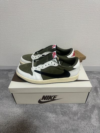 Travis Scott × Nike Air Jordan 1 Low OG SP "Reverse Olive"