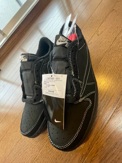 Travis Scott × Nike Air Jordan 1 Low OG SP "Black Phantom"