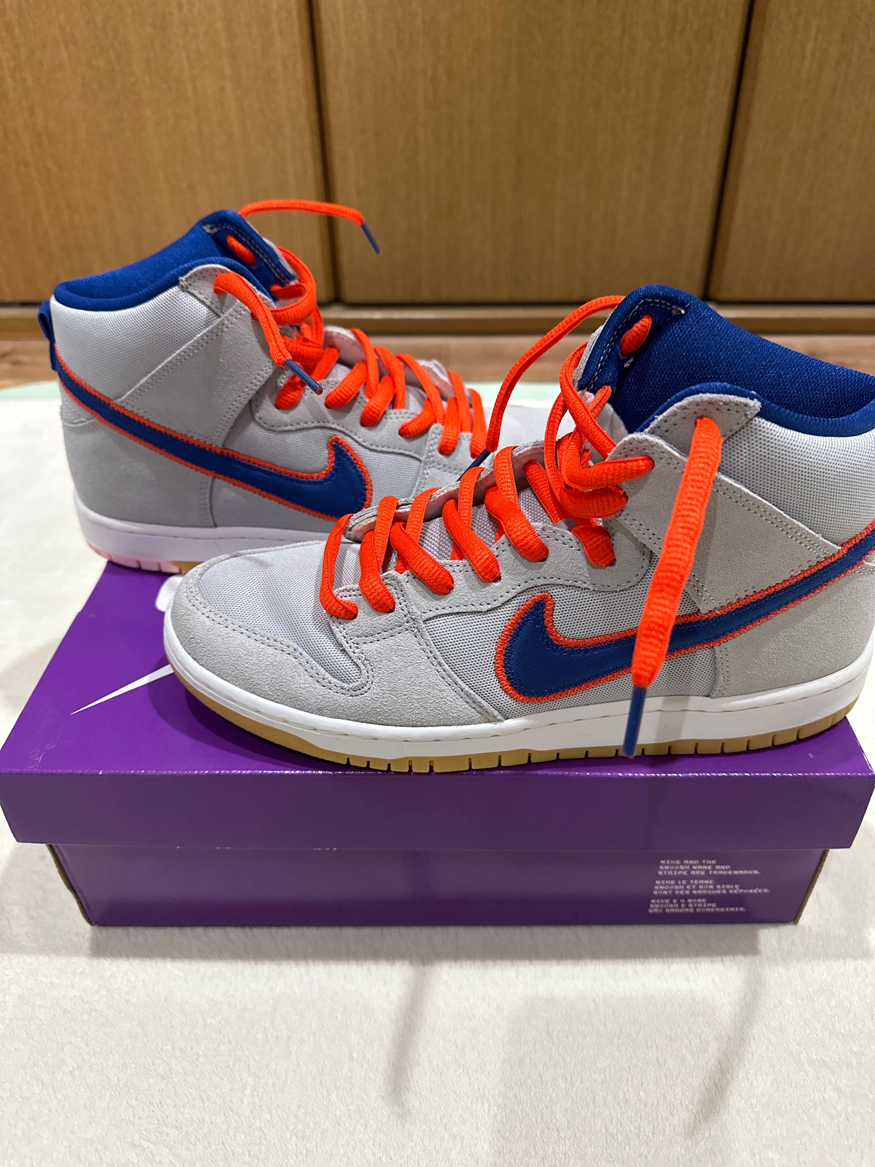 Nike SB Dunk High "Rush Blue and Team Orange/New York Mets"