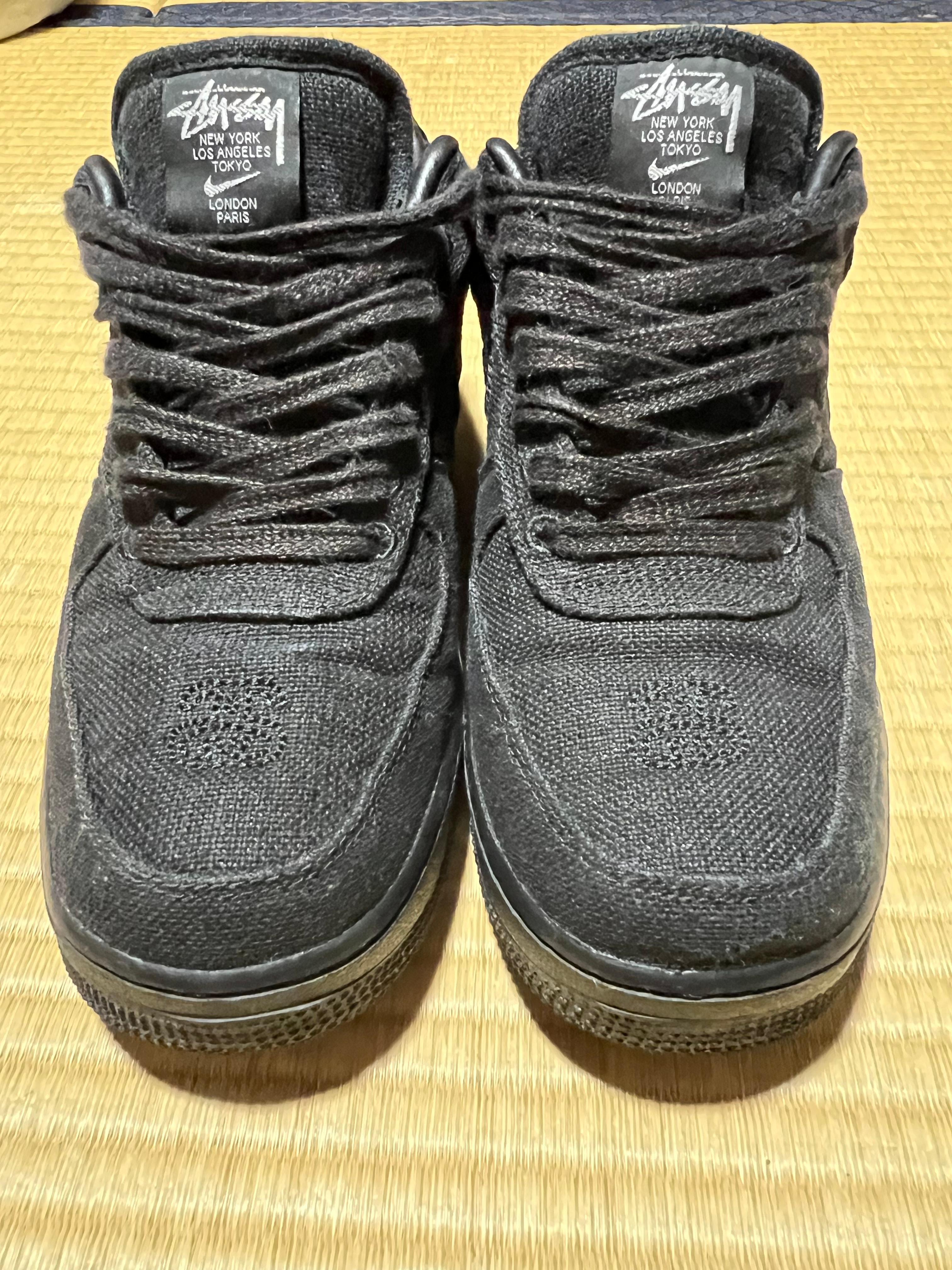 Stussy × Nike Air Force 1 Low "Triple Black"