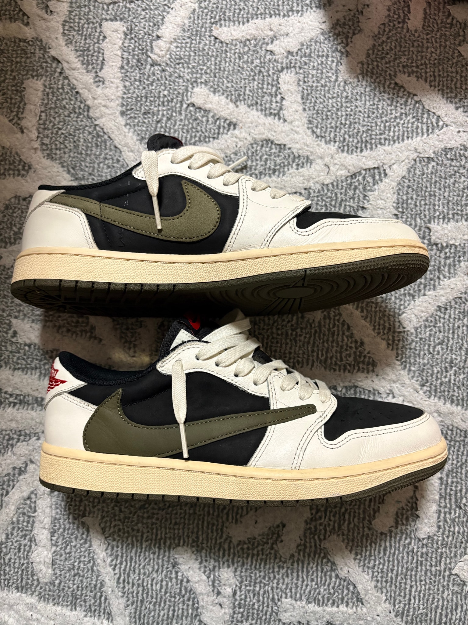 Travis Scott × Nike Women's Air Jordan 1 Low OG "Medium Olive"