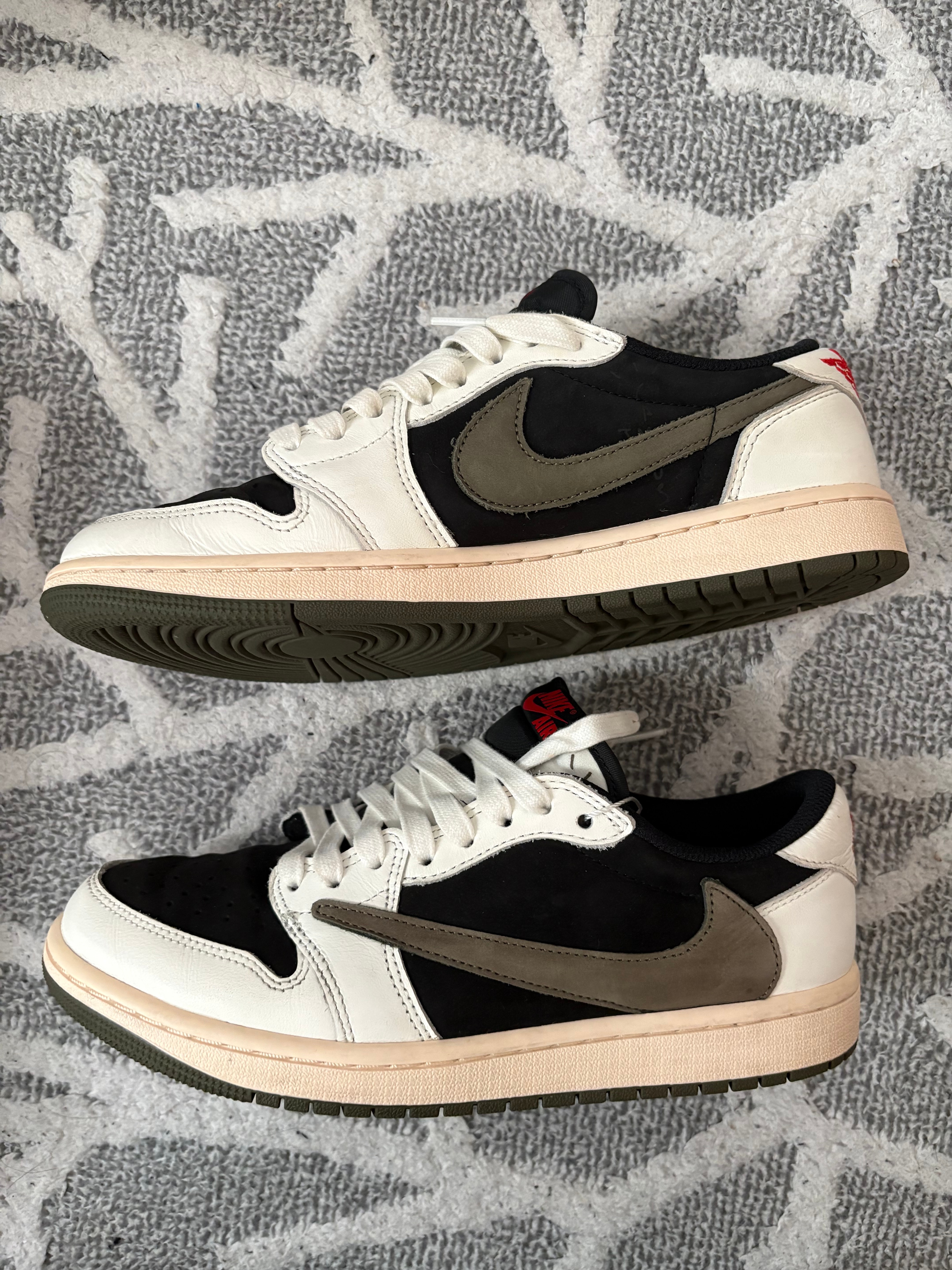 Travis Scott × Nike Women's Air Jordan 1 Low OG "Medium Olive"