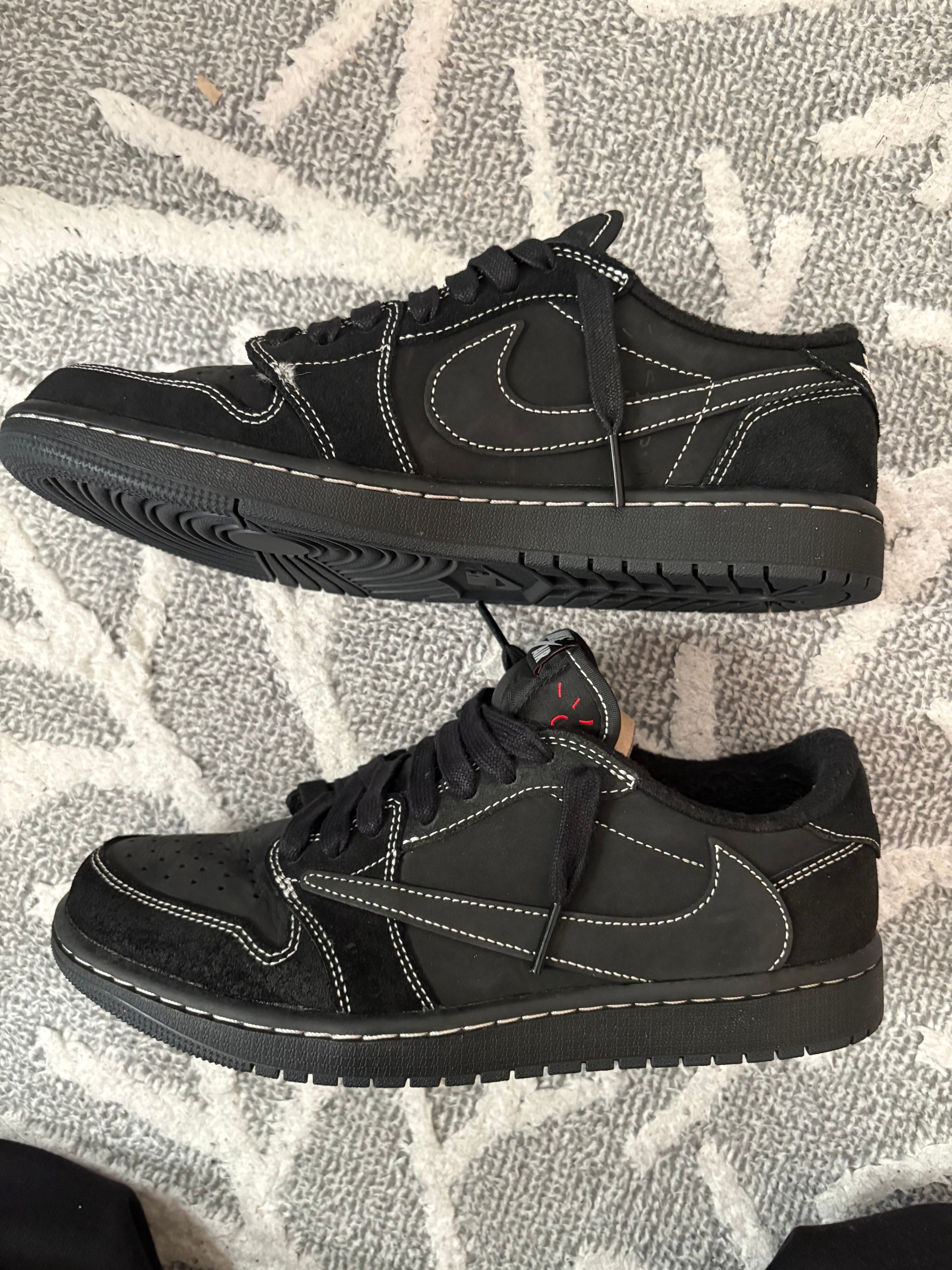 Travis Scott × Nike Air Jordan 1 Low OG SP "Black Phantom"