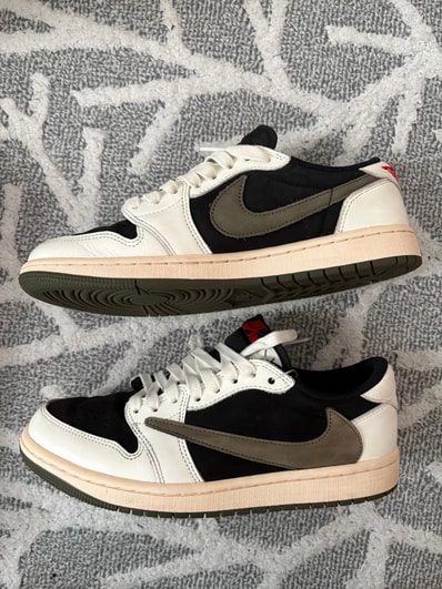 Travis Scott × Nike Women's Air Jordan 1 Low OG "Medium Olive"