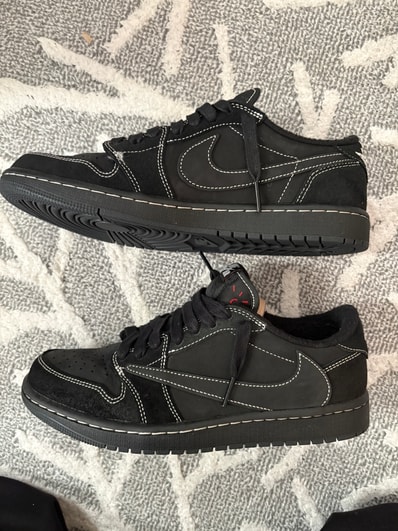 Travis Scott × Nike Air Jordan 1 Low OG SP "Black Phantom"
