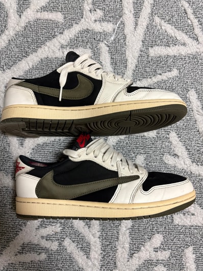 Travis Scott × Nike Women's Air Jordan 1 Low OG "Medium Olive"