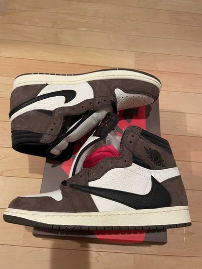 Travis Scott × Nike Air Jordan 1 Retro High OG TS SP "Sail/Dark Mocha"