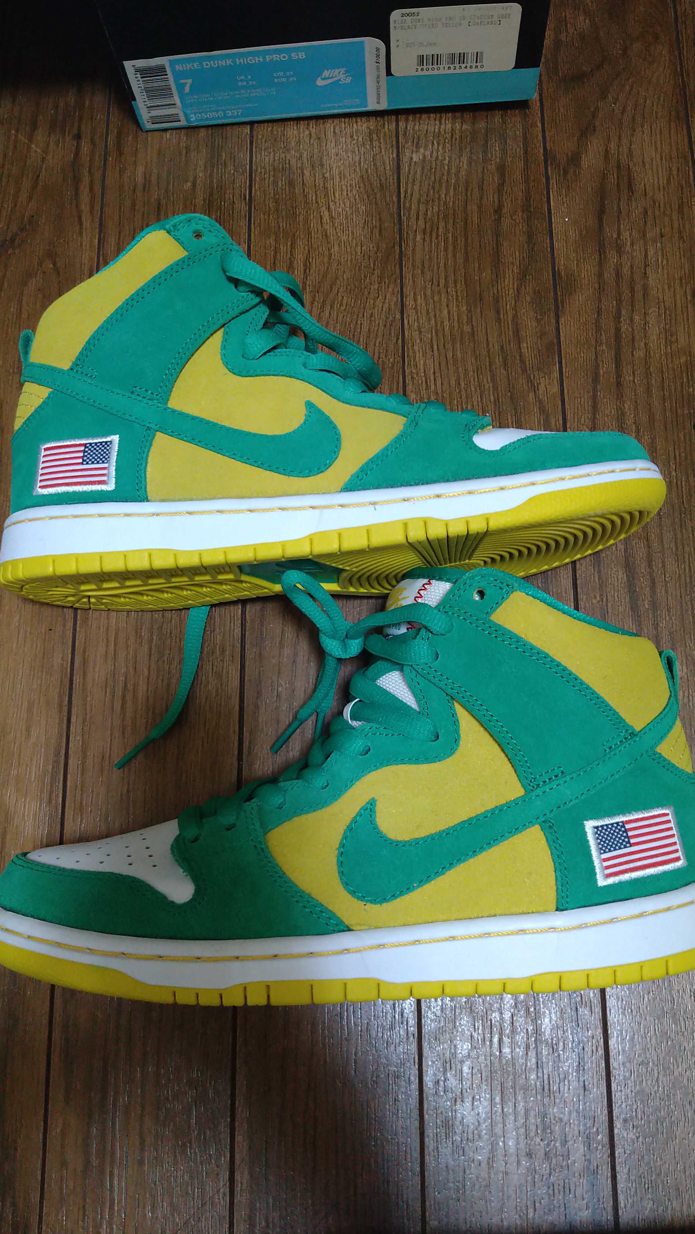 Nike SB Dunk High "Oakland Athletics"