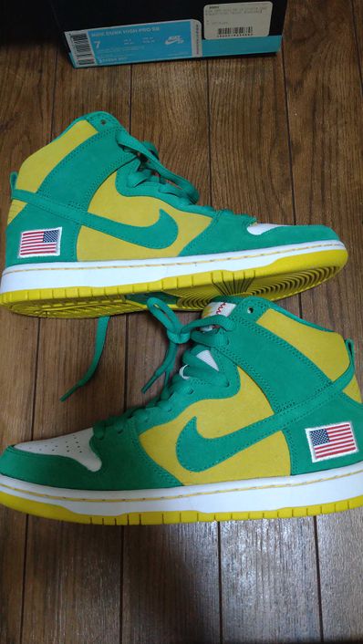 Nike SB Dunk High "Oakland Athletics"