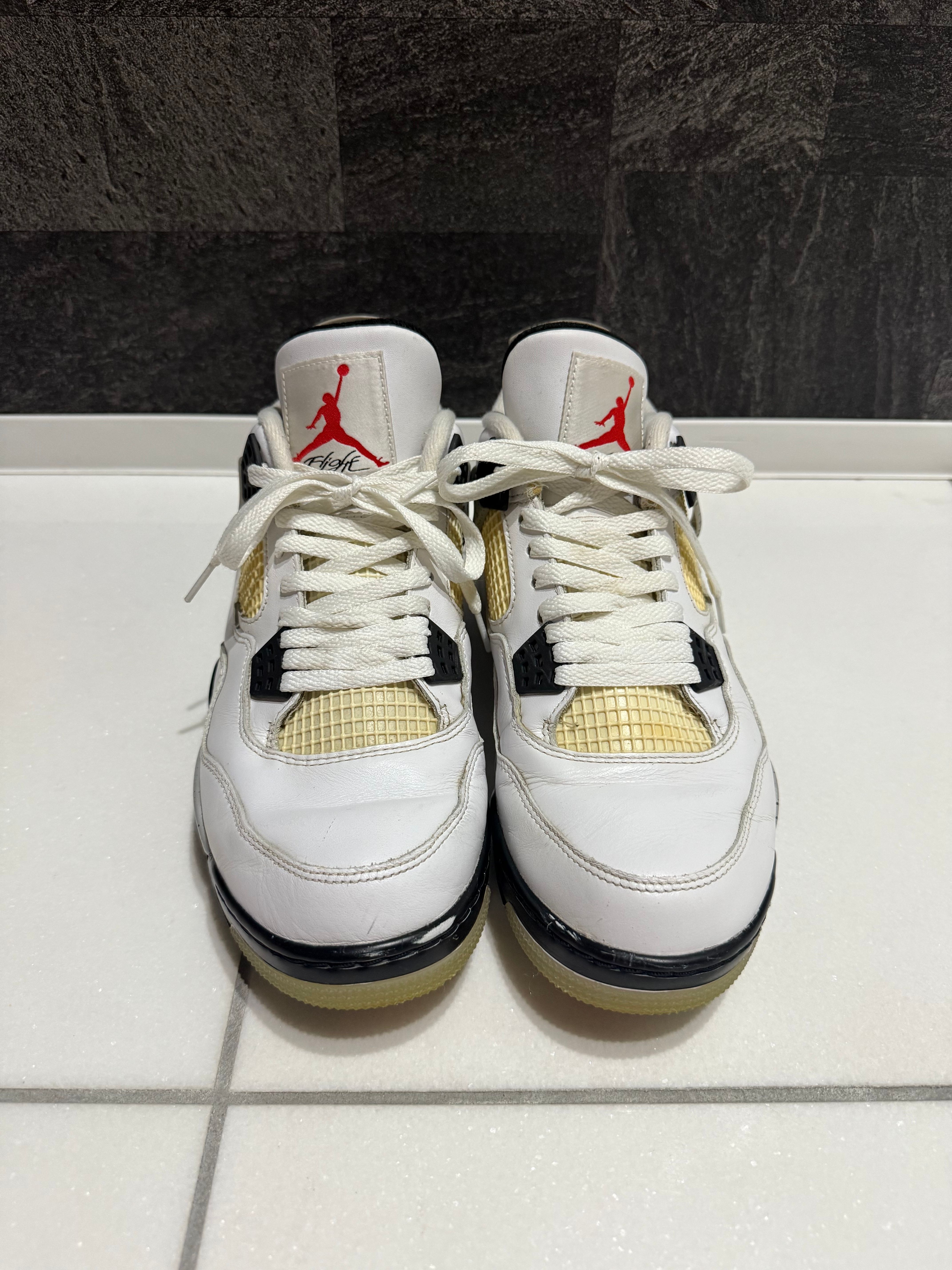 NIKE GOLF AIR JORDAN 4 "WHITE CEMENT"