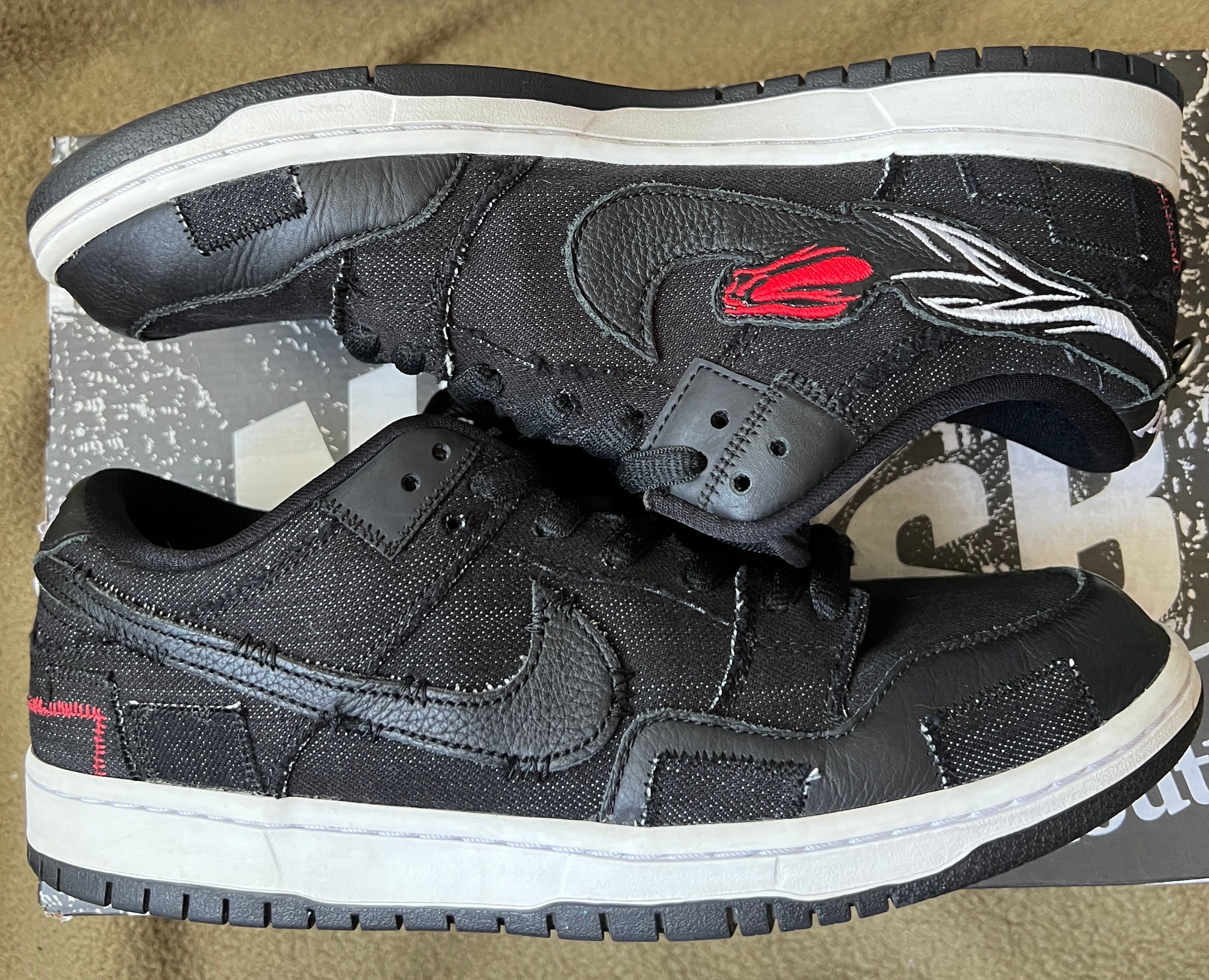 Wasted Youth × Nike SB Dunk Low "Black Denim"(Special Box) / VERDY