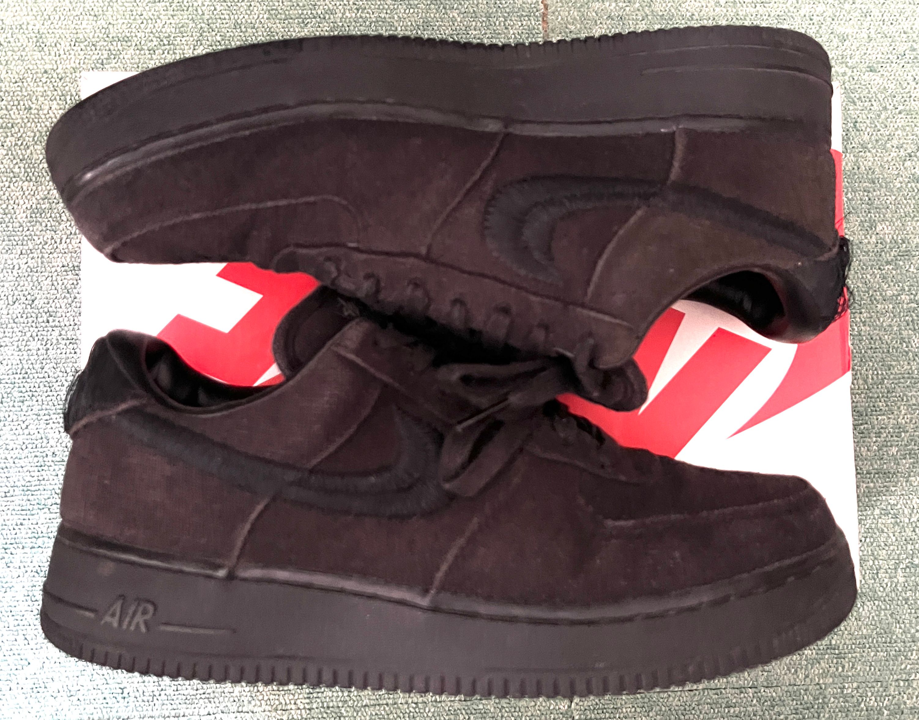 Stussy × Nike Air Force 1 Low "Triple Black"