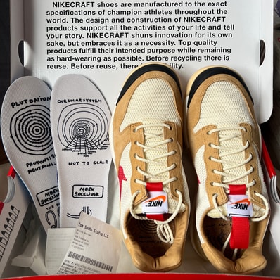 Tom Sachs × Nike Craft Mars Yard 3.0 "Natural/Sport Red"