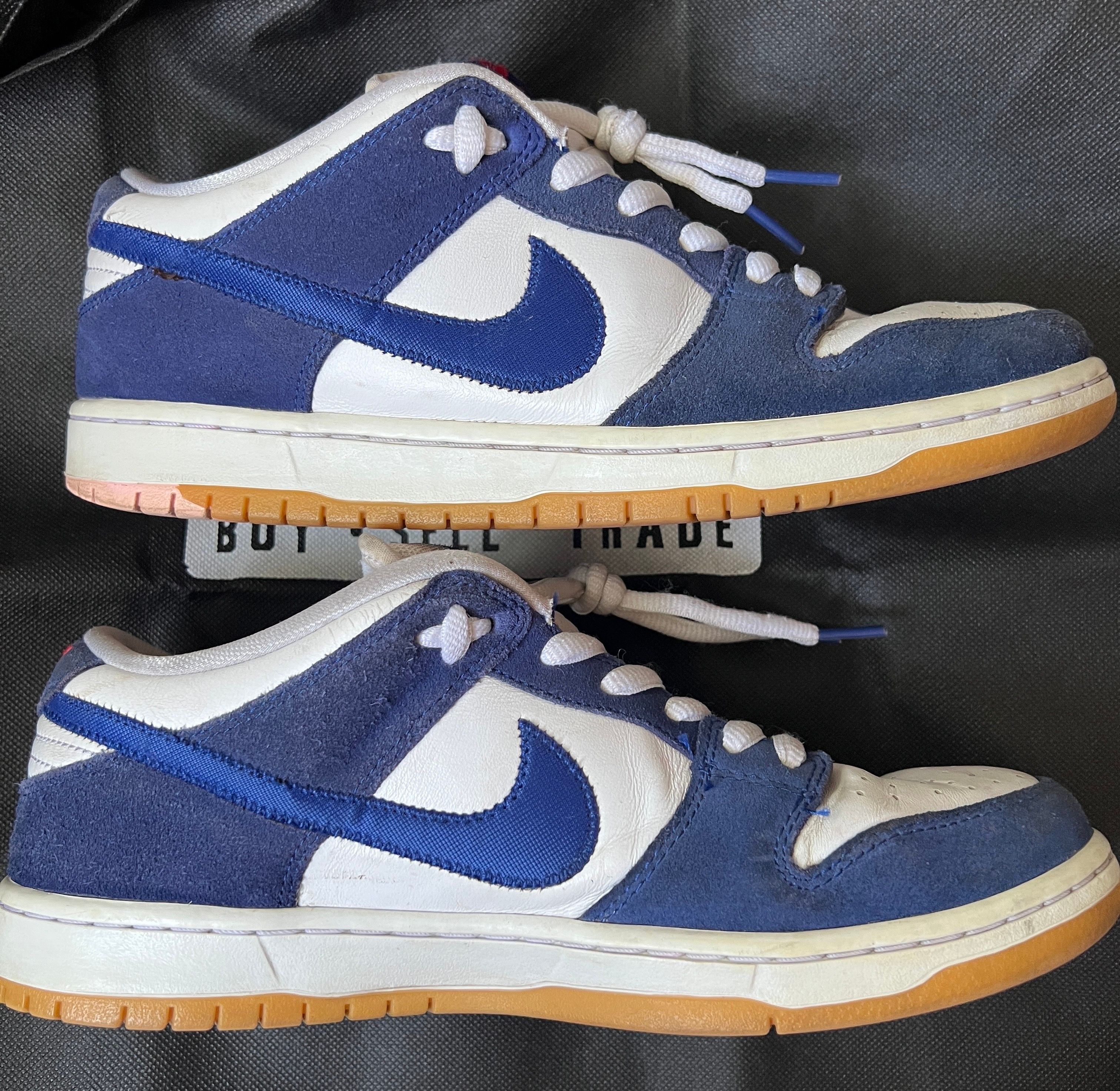 Nike SB Dunk Low "Los Angeles Dodgers/Deep Royal Blue"