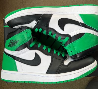 Nike Air Jordan 1 Retro High OG "Celtics/Black and Lucky Green" (2023)