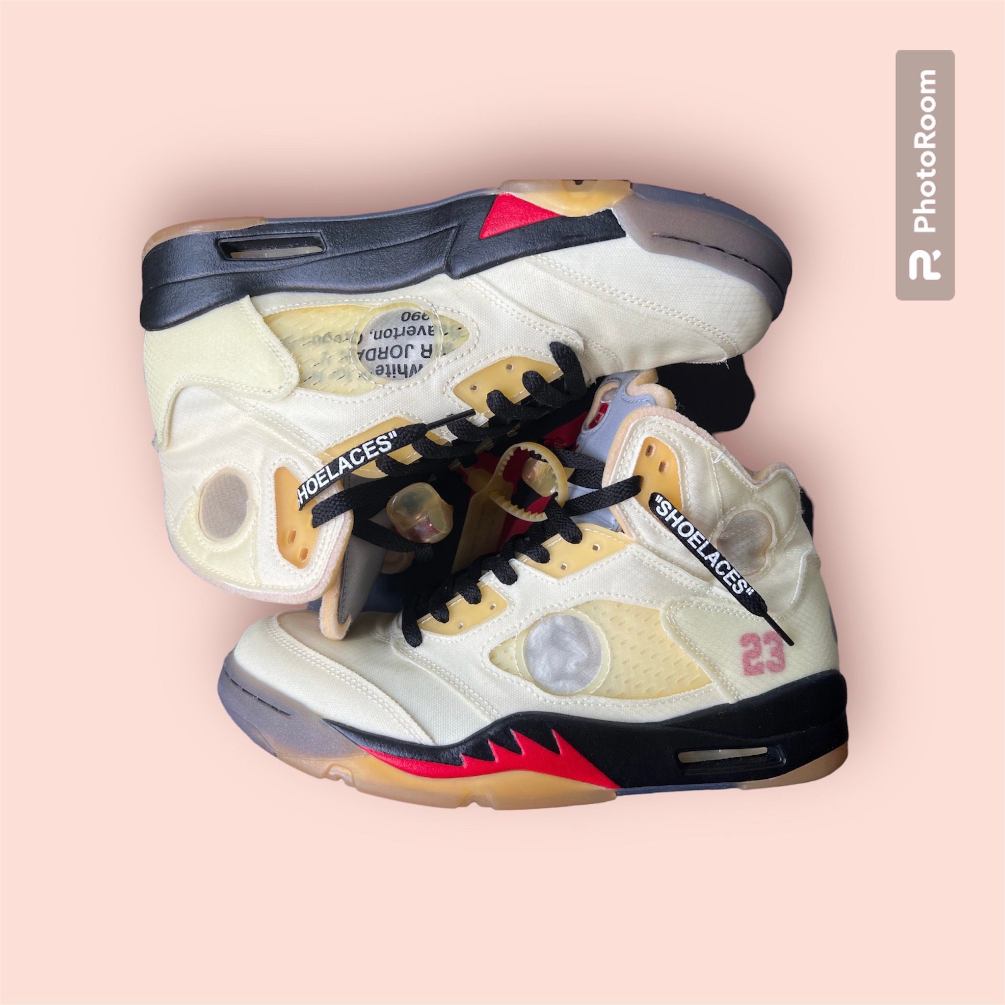 Off-White × Nike Air Jordan 5 "Sail"