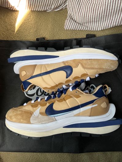 Sacai × Nike Vapor Waffle "Sesame And Blue Void"