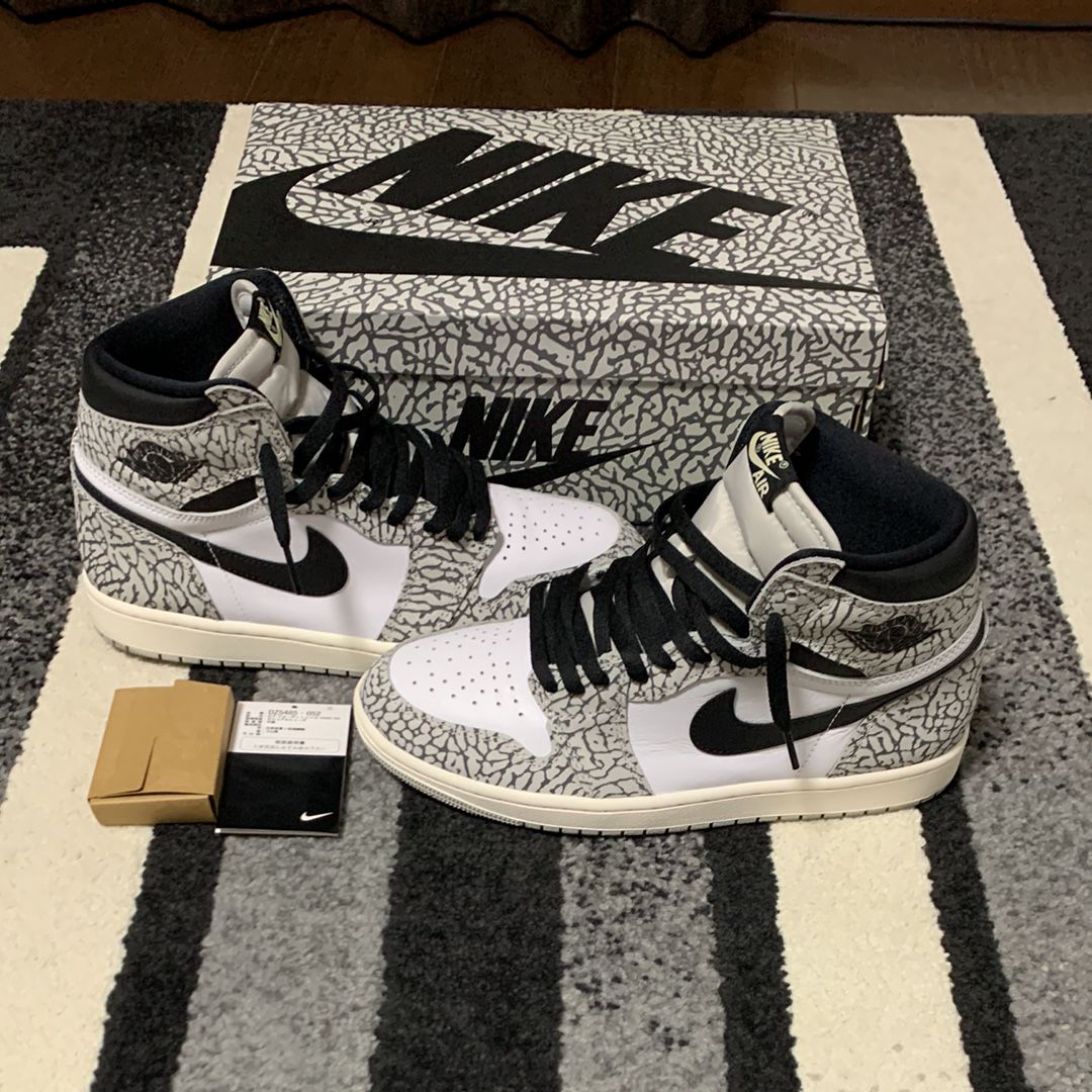 Nike Air Jordan 1 High OG "White Cement/Safari"