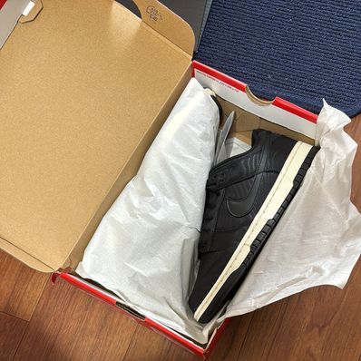 Nike Dunk Low Retro PRM "Black Canvas"