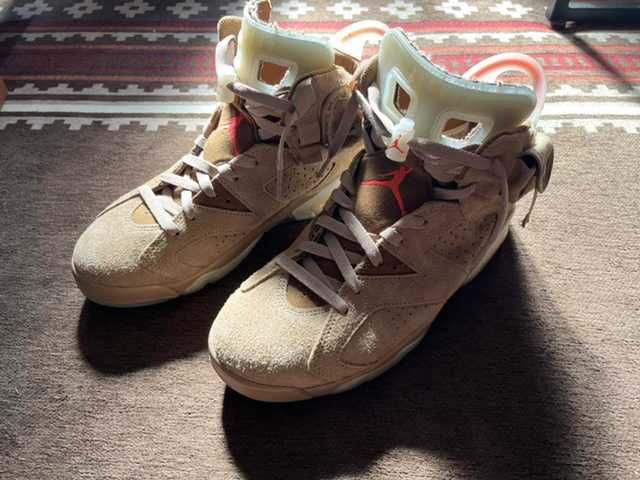 Travis Scott × Nike Air Jordan 6 "British Khaki"