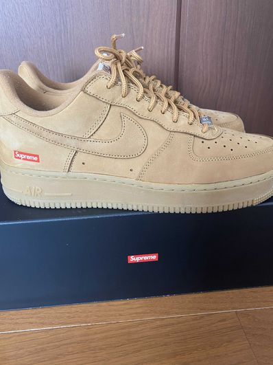 Supreme × Nike Air Force 1 Low "Flax/Wheat"