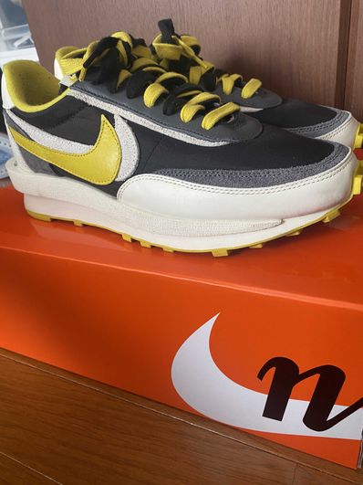 UNDERCOVER × sacai × Nike LD Waffle "Black/Sail-Dark Grey-Bright Citron"