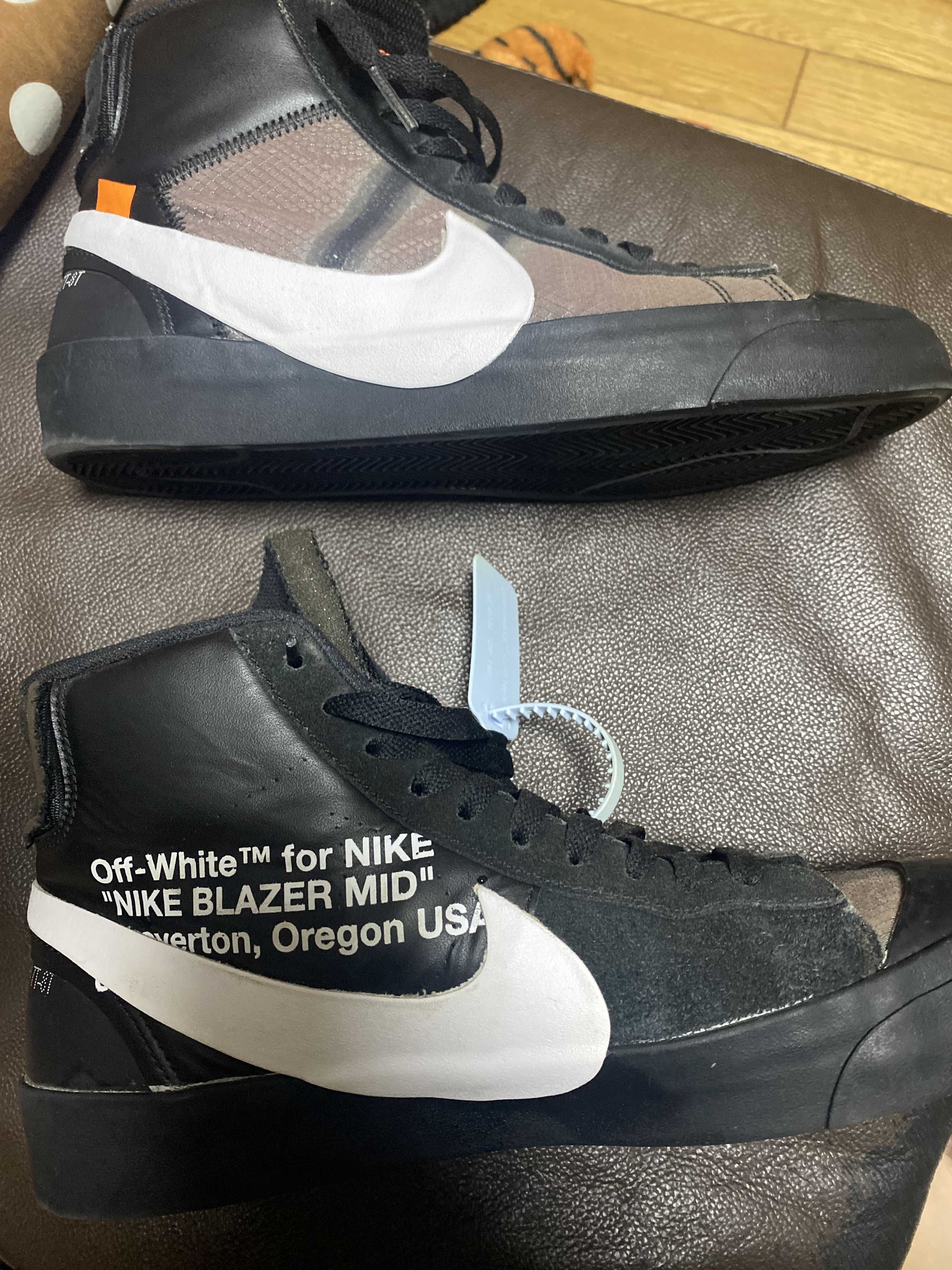 Off-White × Nike Blazer Studio Mid "Grim Reaper"