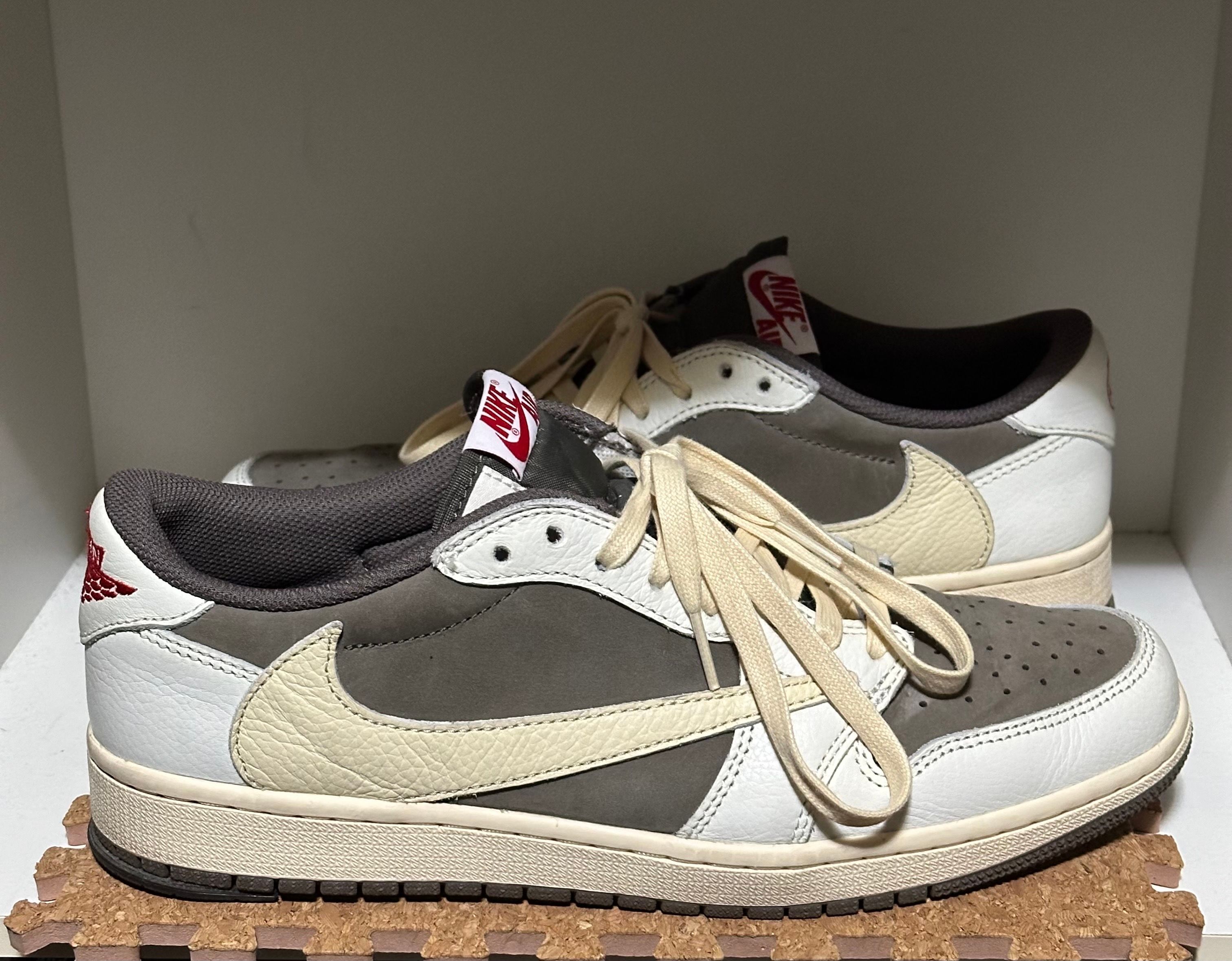 Travis Scott × Nike Air Jordan 1 Low OG SP "Reverse Mocha/Sail and Ridgerock"