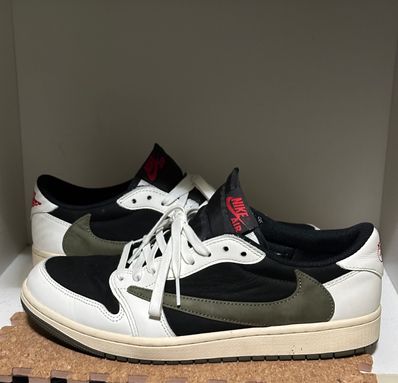 Travis Scott × Nike Women's Air Jordan 1 Low OG "Medium Olive"