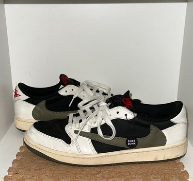 Travis Scott × Nike Women's Air Jordan 1 Low OG "Medium Olive"