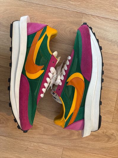 sacai × NIKE LDV WAFFLE "PINE GREEN"
