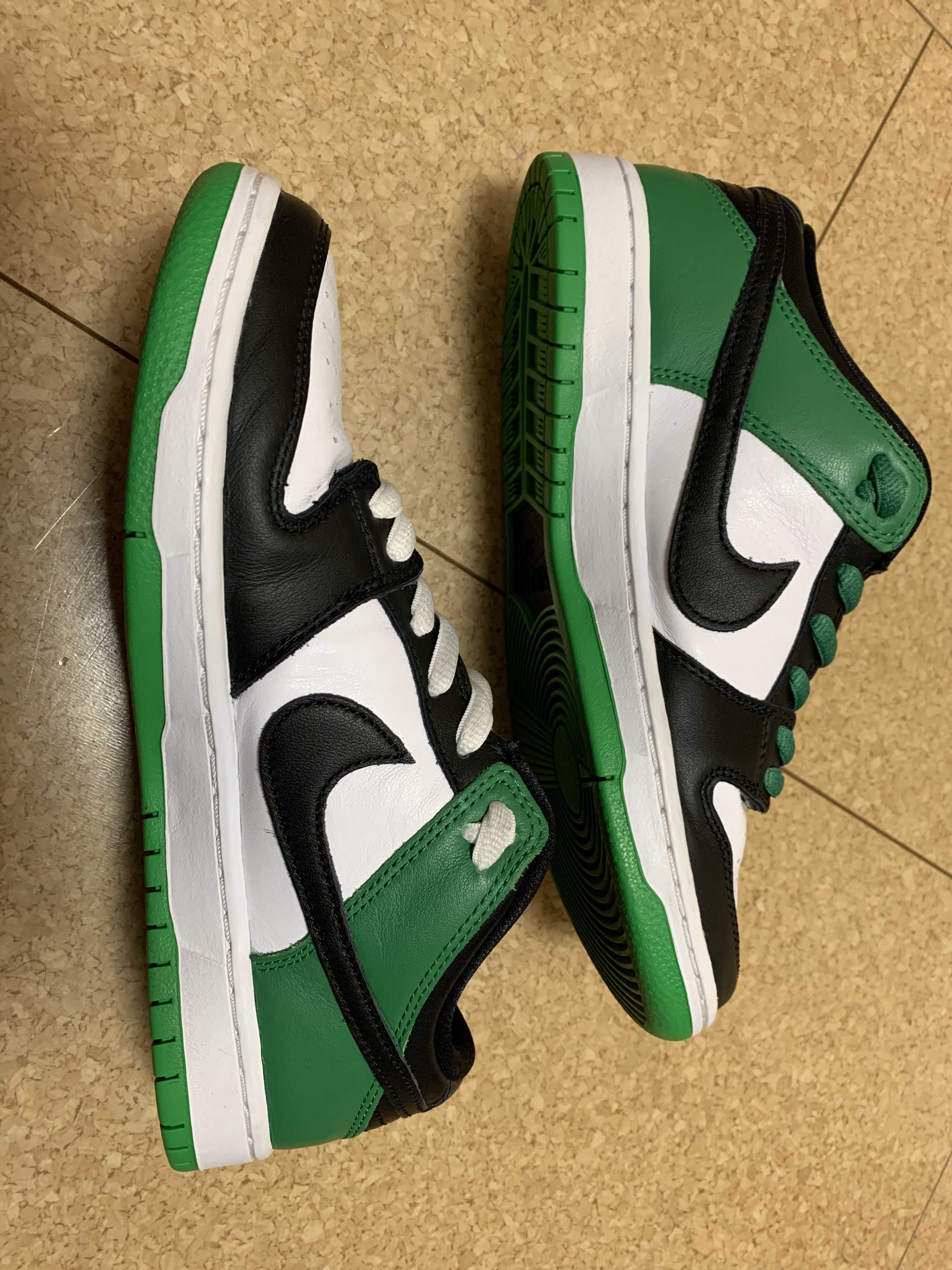 Nike SB Dunk Low Pro "Black and Classic Green"