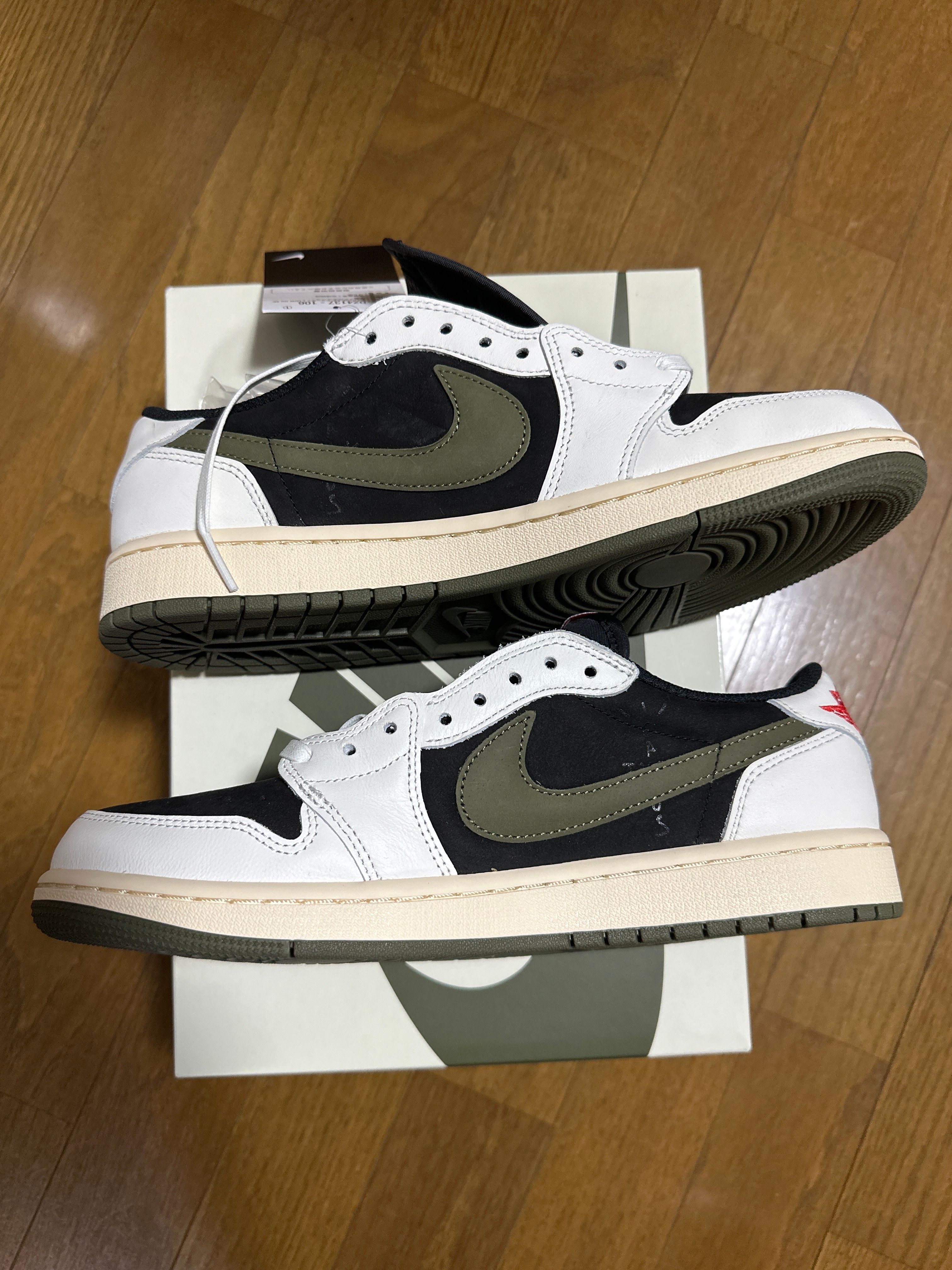 Travis Scott × Nike Women's Air Jordan 1 Low OG "Medium Olive"
