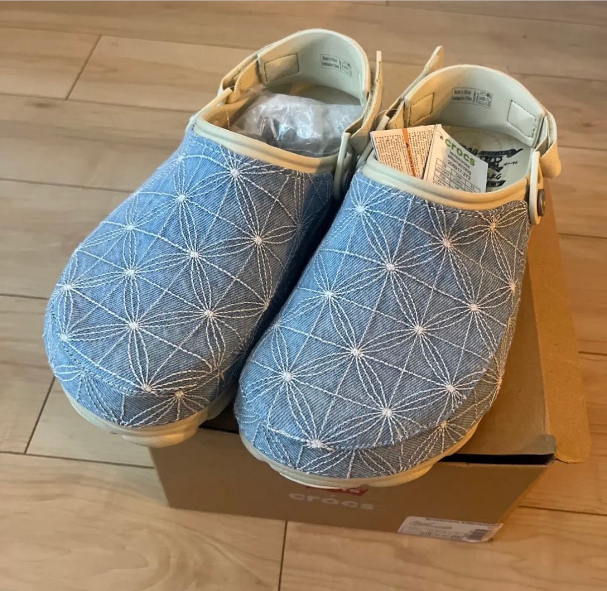 Levi’s®︎ × Crocs All-Terrain Clog "Bone/Blue"
