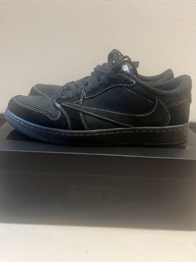 Travis Scott × Nike Air Jordan 1 Low OG SP "Black Phantom"