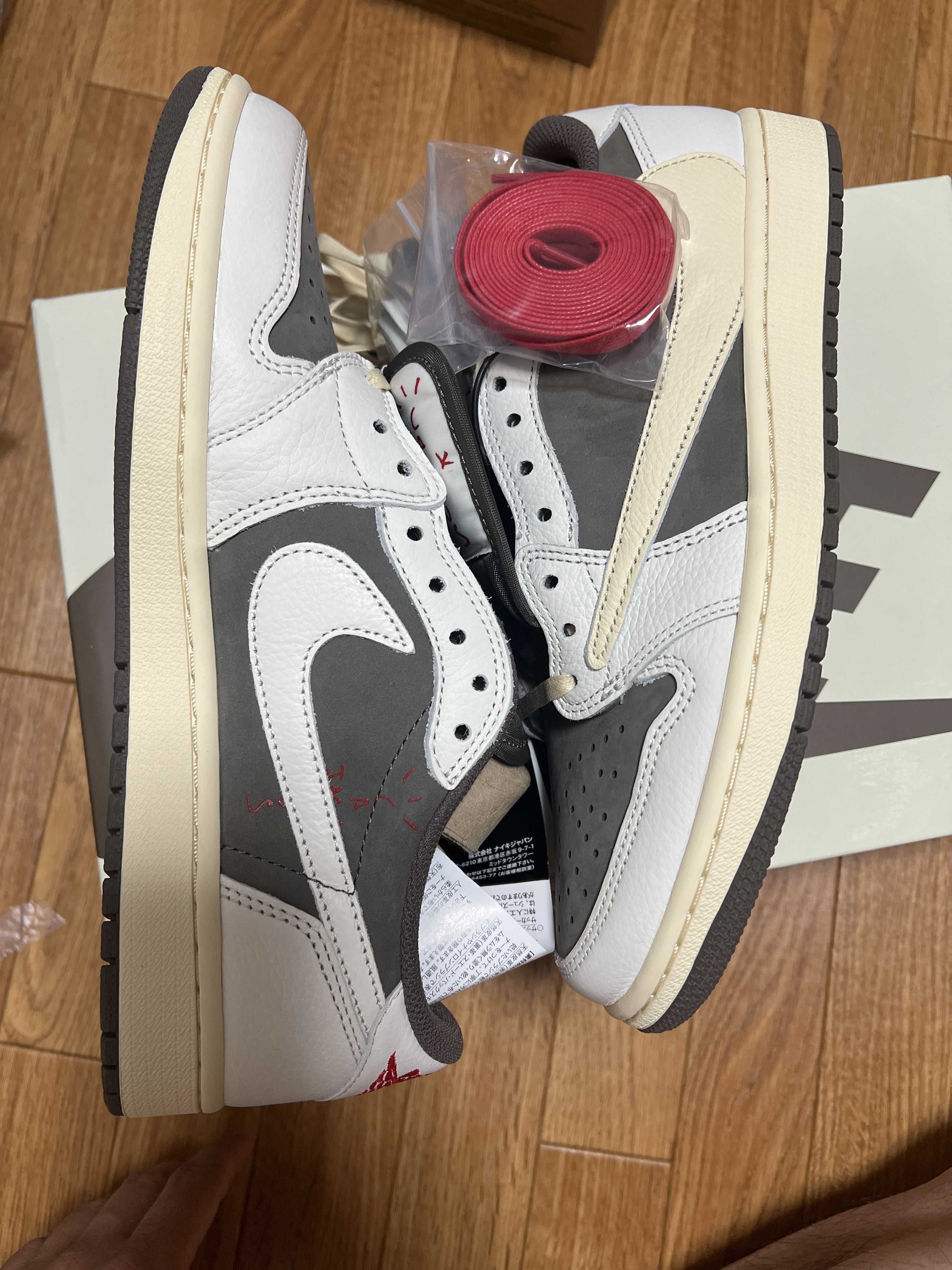 Travis Scott × Nike Air Jordan 1 Low OG SP "Reverse Mocha/Sail and Ridgerock"
