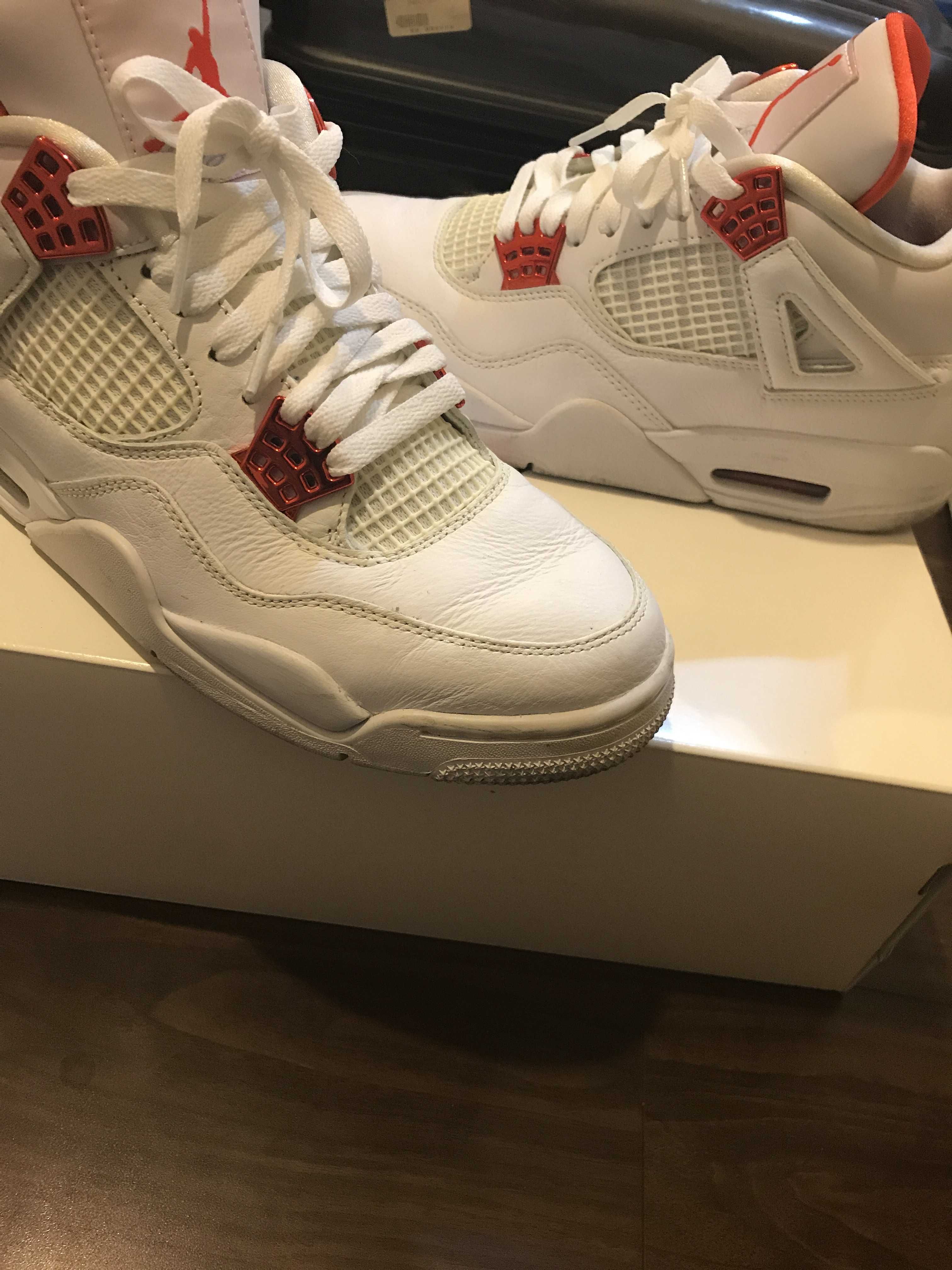 Nike Air Jordan 4 Retro "White/Team Orange"