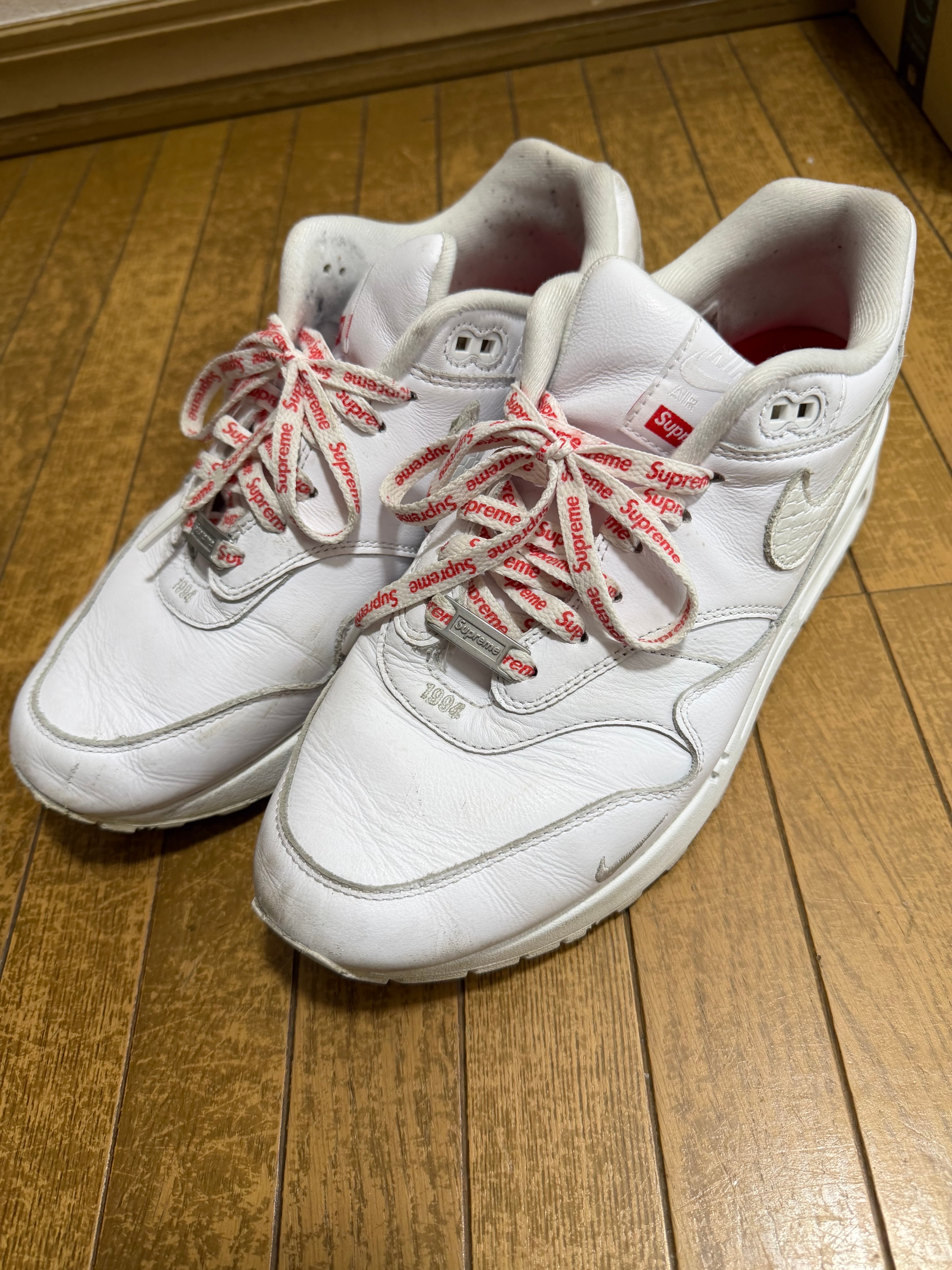 Supreme × Nike Air Max 1 '87 SP "White" (25SS Week4)