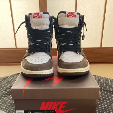 Travis Scott × Nike Air Jordan 1 Retro High OG TS SP "Sail/Dark Mocha"