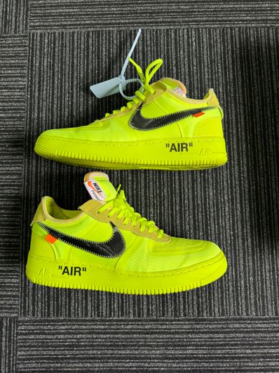 Off-White × Nike Air Force 1 Low "Volt"